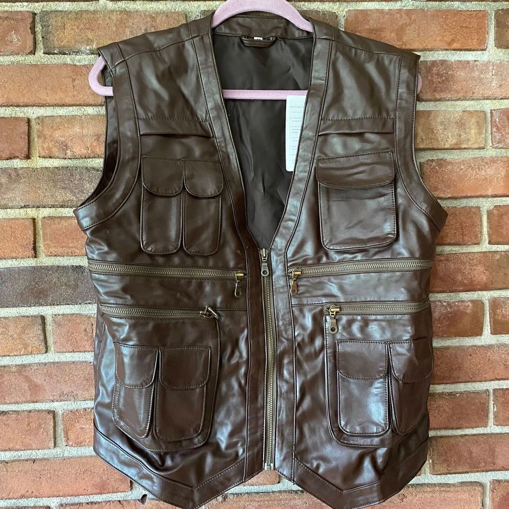 Jurassic 3 Owen Grady Vest Brown Medium